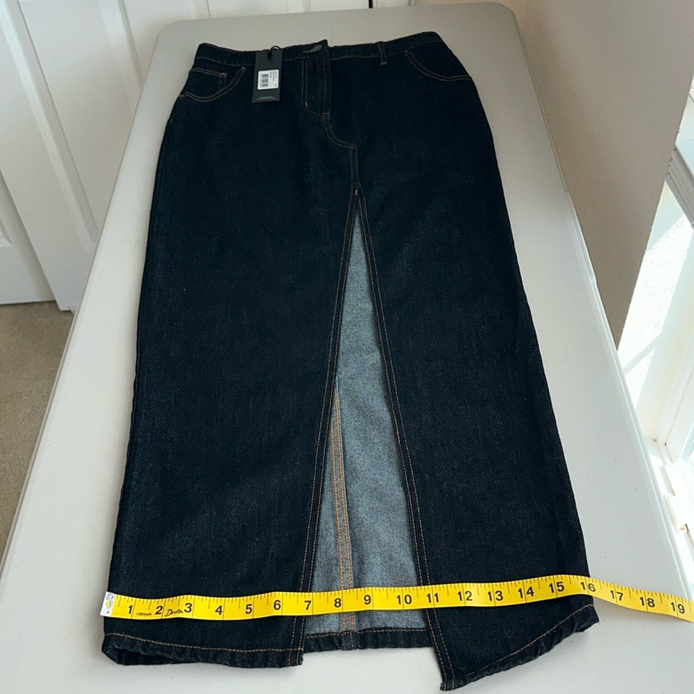 NWT Lioness Dark Blue Denim Skirt Size Small. - Picture 10 of 14